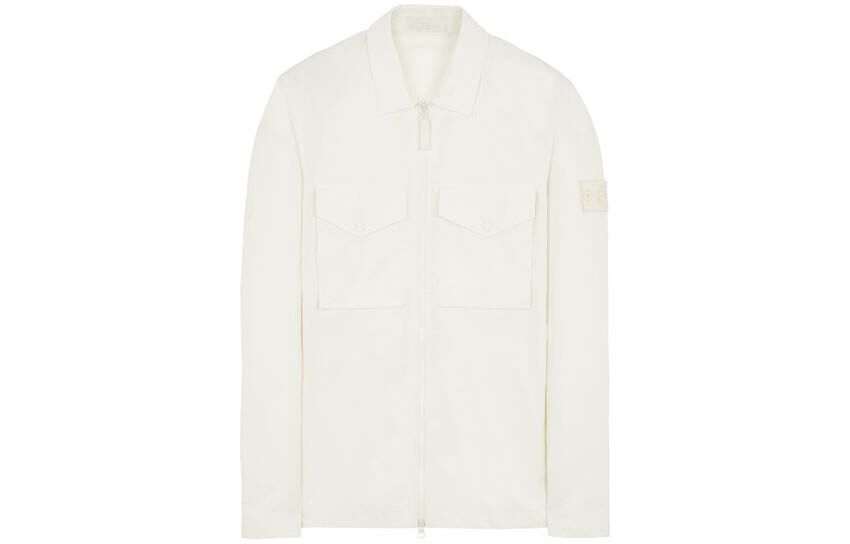 【代購】STONE ISLAND 116F1 O-Ventile STONE ISLAND Ghost Piece Overshirt