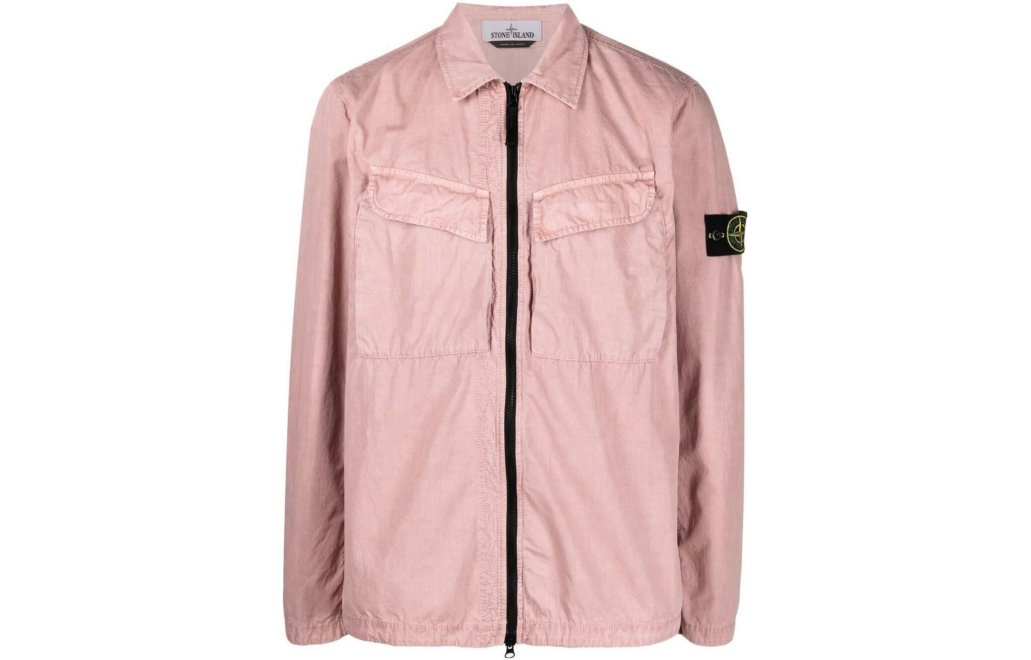 【代購】STONE ISLAND Jackets Men Pink