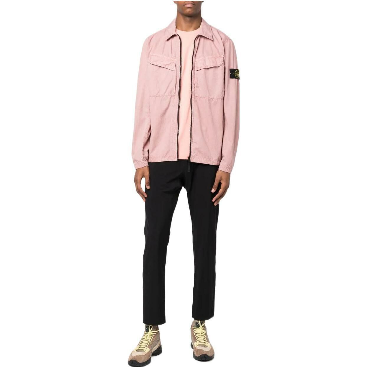 【代購】STONE ISLAND Jackets Men Pink