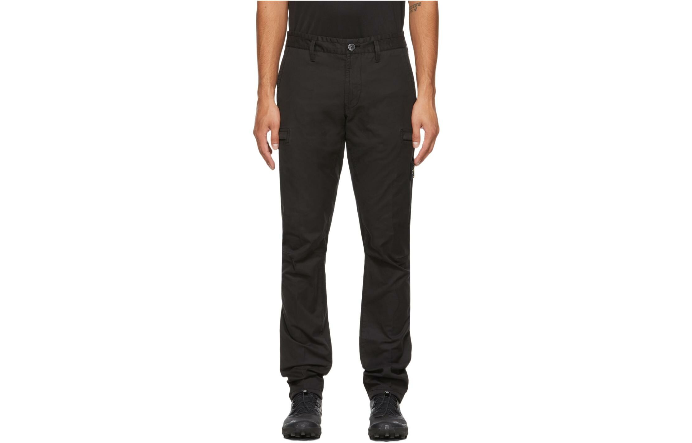 【代購】STONE ISLAND Casual Pants Men Black