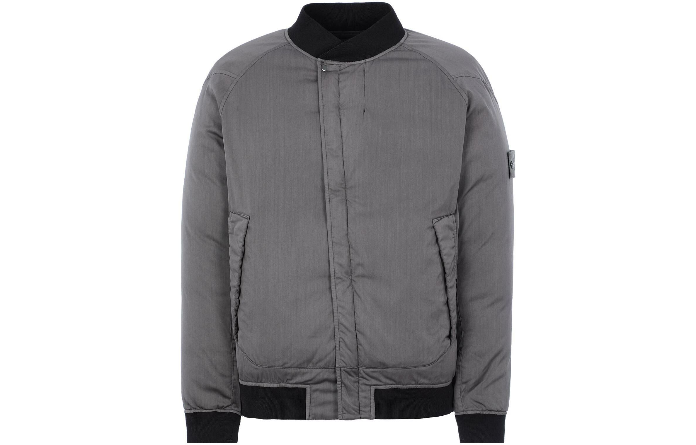 【代購】STONE ISLAND Jackets Men Smoke Gray Mixed Color