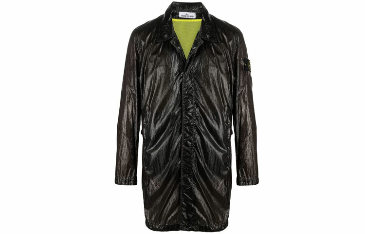 【代購】STONE ISLAND Trench Coats Men Black