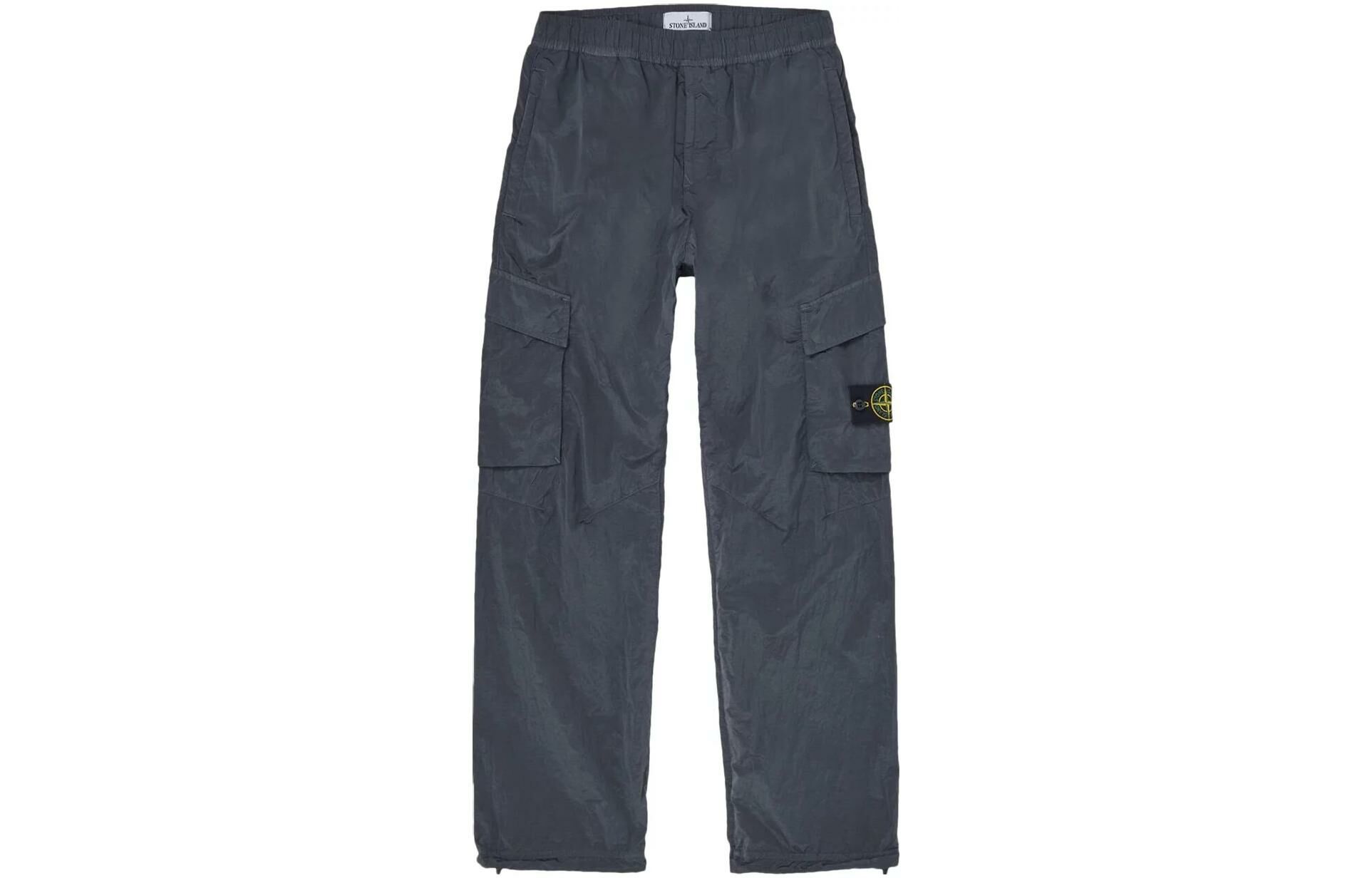 【代購】STONE ISLAND Cargo Pants Men's Lead Gray