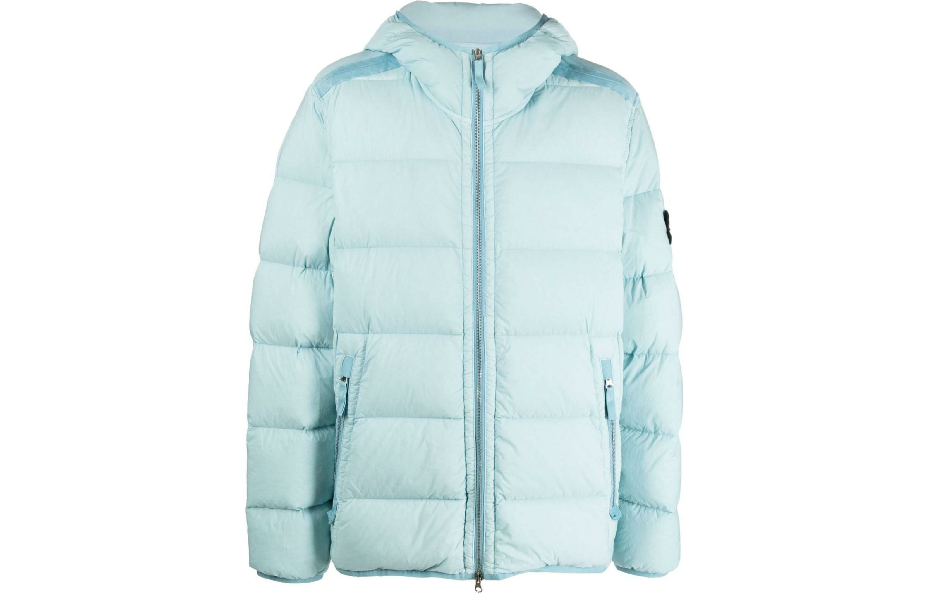 【代購】STONE ISLAND Down Jacket Men's Sky Blue