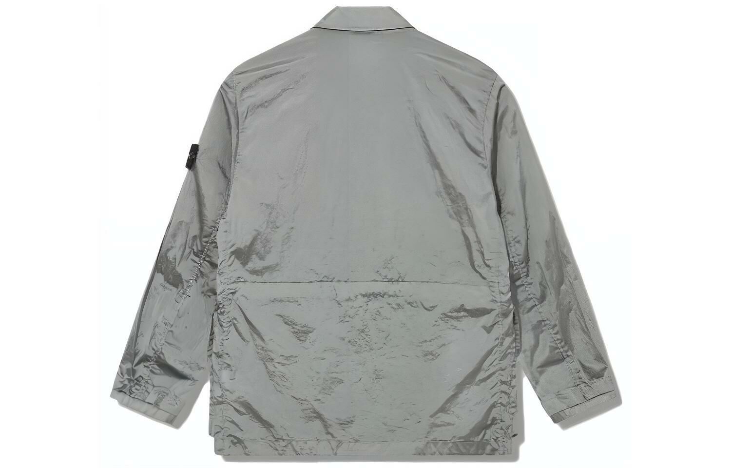 【代購】STONE ISLAND SS23 Jackets Coats Men's Metallic Silver Blue