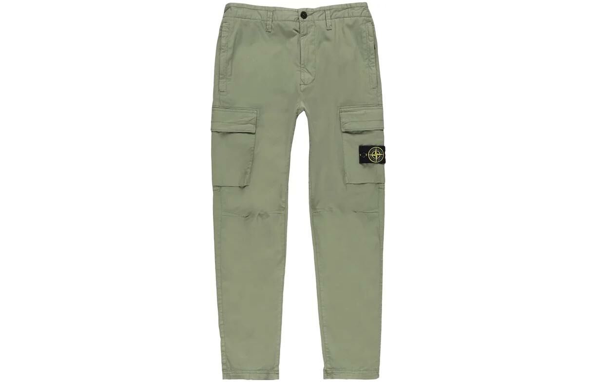 【代購】STONE ISLAND Logo Patch Cargo Pants