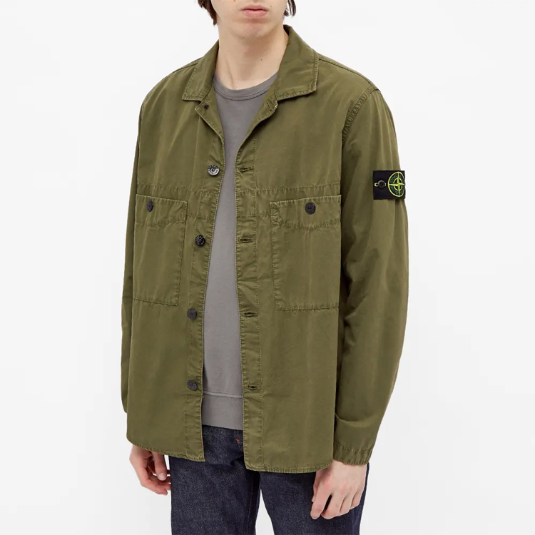 【代購】STONE ISLAND Jacket Men's Olive Green