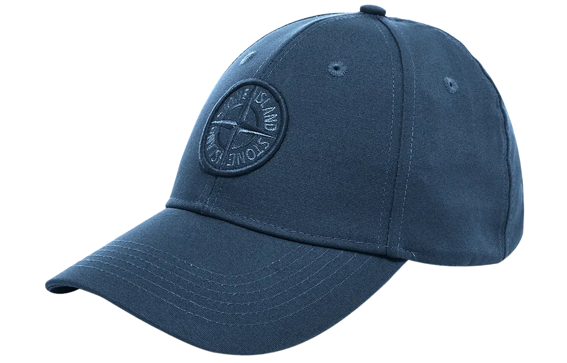 【代購】STONE ISLAND Baseball Caps Unisex Navy Blue
