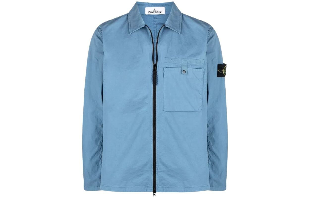 【代購】STONE ISLAND SS22 Jacket Men's Blue