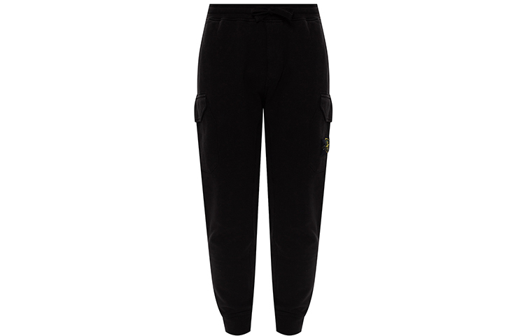 【代購】STONE ISLAND Knitted Sweatpants Men Black