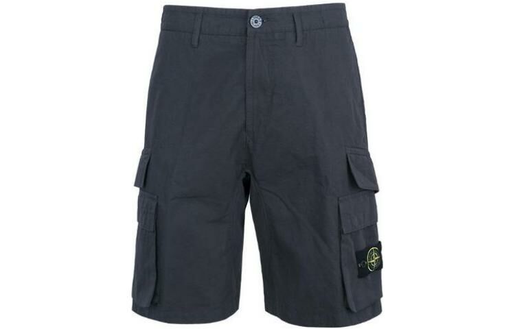 【代購】STONE ISLAND Cargo Shorts Men Black