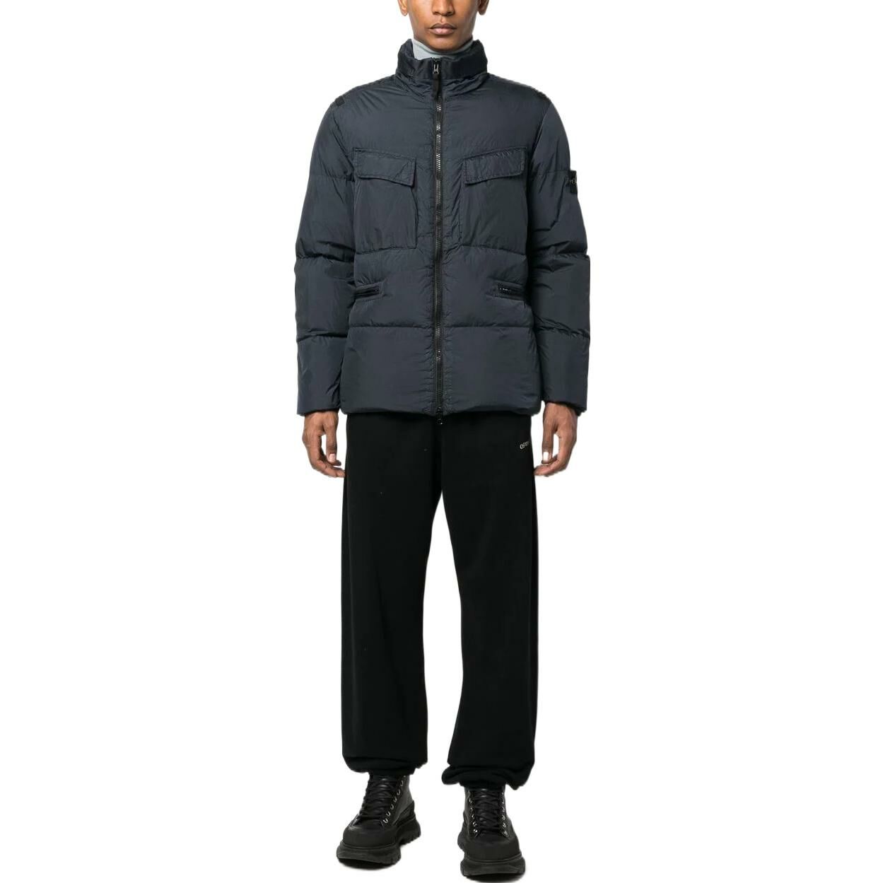 【代購】STONE ISLAND Down Jackets Men Blue