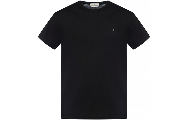 【代購】STONE ISLAND T-Shirts Men Ink Black