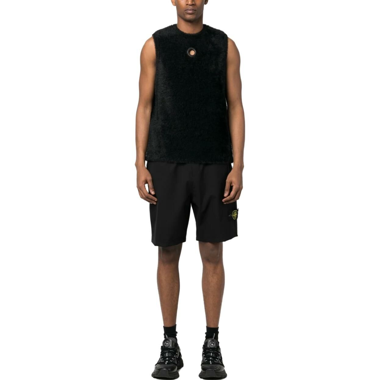 【代購】STONE ISLAND Casual Shorts Men Black