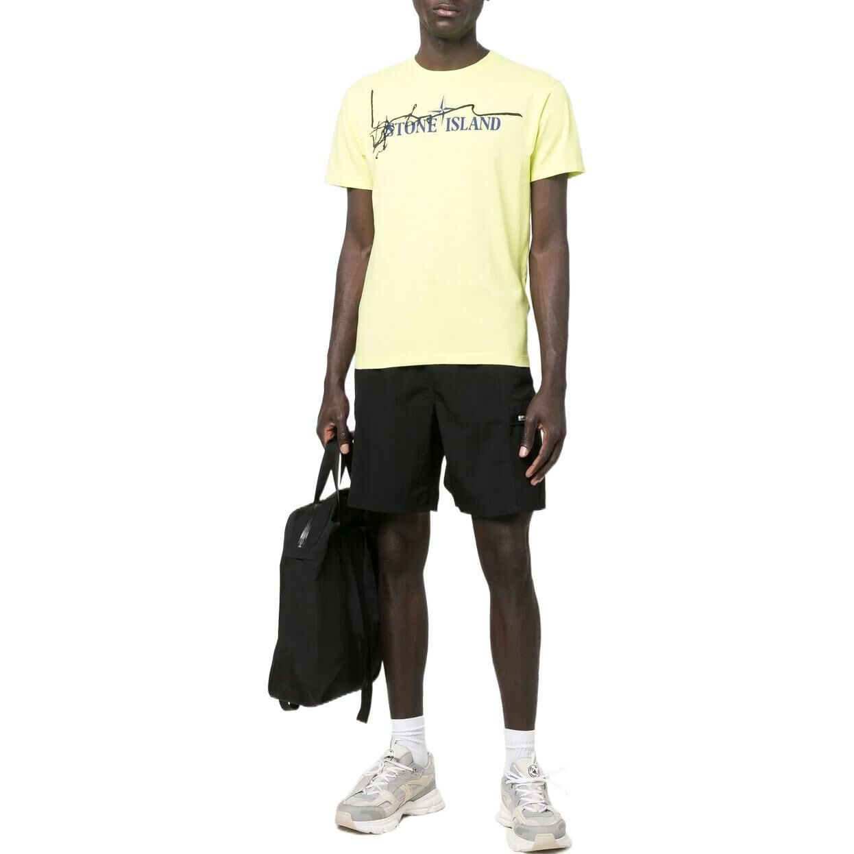 【代購】STONE ISLAND SS22 T-Shirt Men's Light Yellow