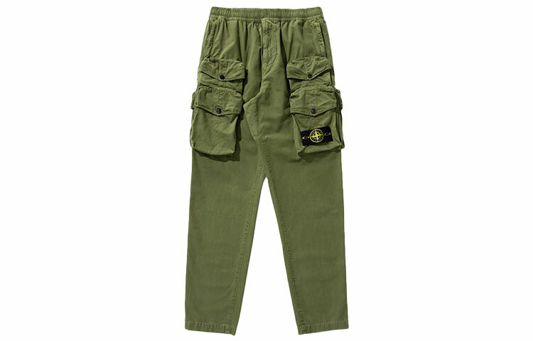 【代購】STONE ISLAND Cargo Pants Men Army Green