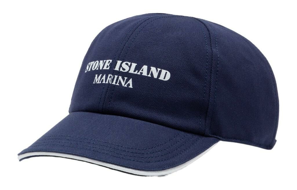 【代購】STONE ISLAND Logo-print Cotton Hat