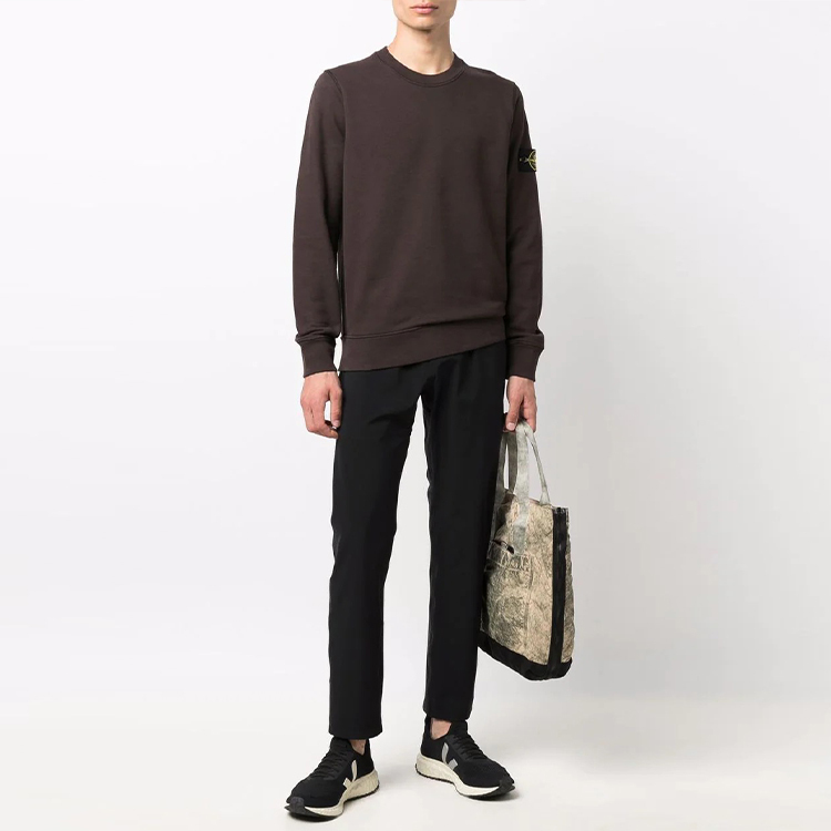 【代購】STONE ISLAND 63020 Brushed Cotton Fleece Crewneck