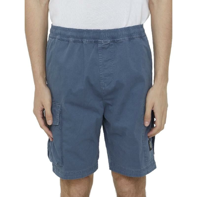 【代購】STONE ISLAND Cargo Shorts Men's Blue