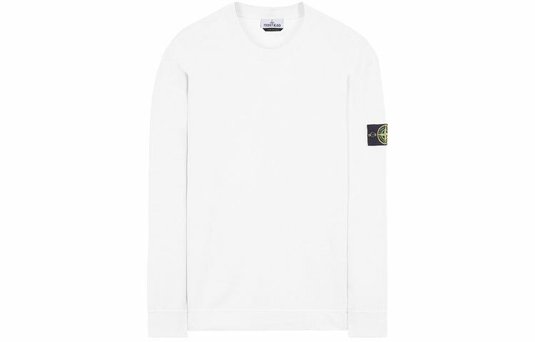 【代購】STONE ISLAND Sweatshirts Men Milk White