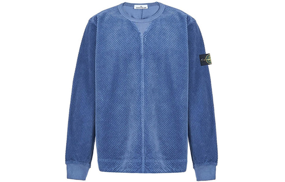 【代購】STONE ISLAND Sweatshirts Men Dark Blue