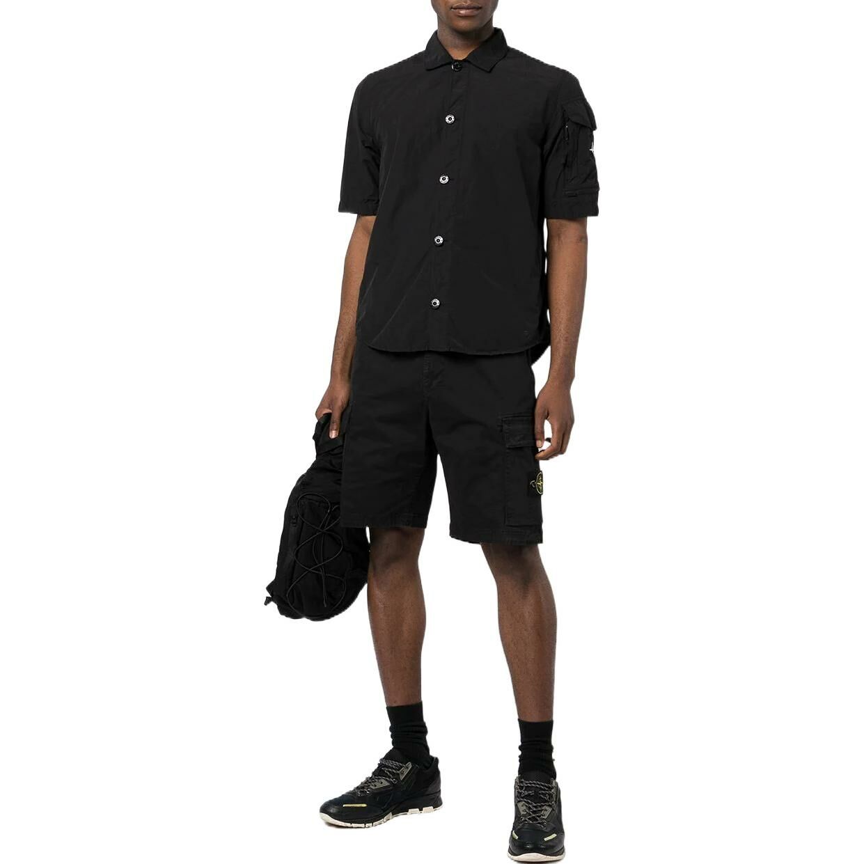 【代購】STONE ISLAND Shirts Men Black