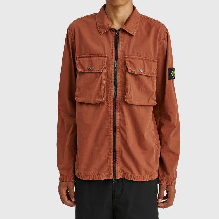 【代購】STONE ISLAND Jackets Men Brick Red