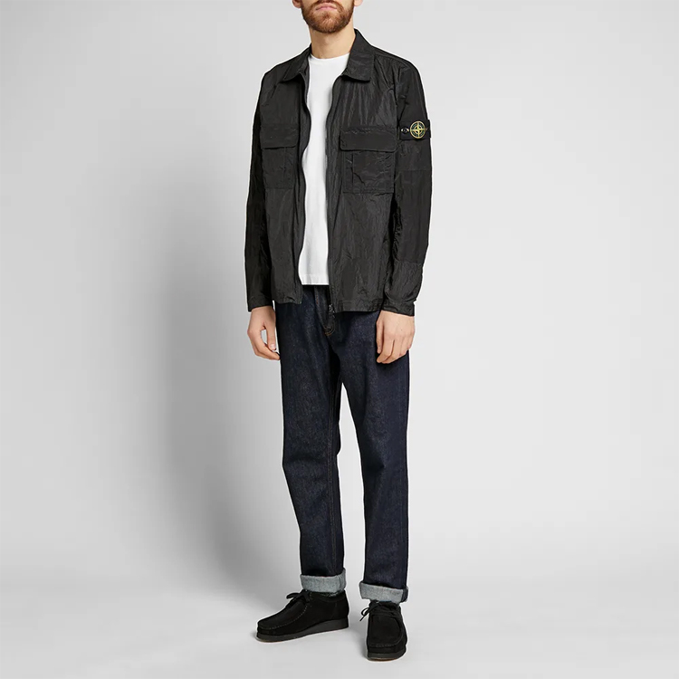 【代購】STONE ISLAND Jackets Men Black