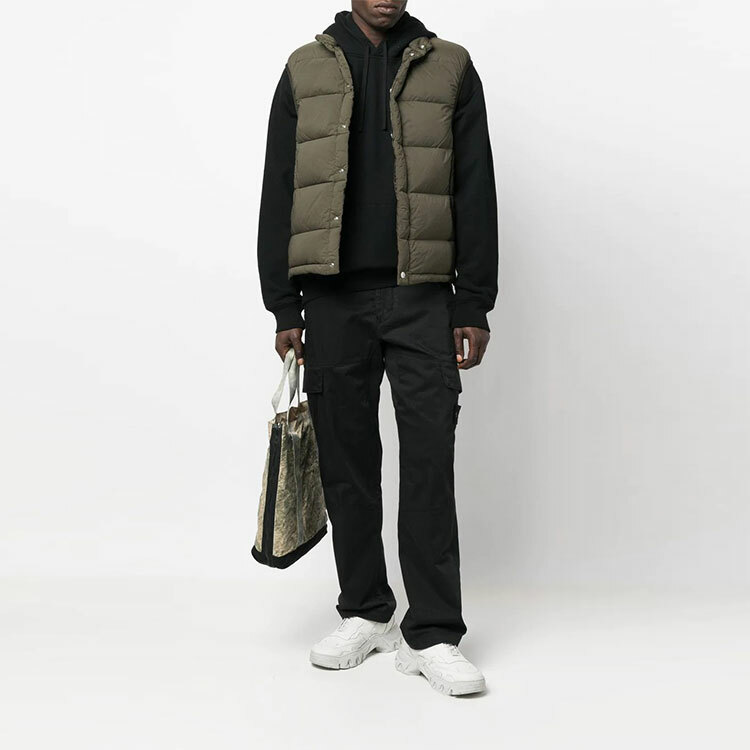 【代購】STONE ISLAND Vests Men Army Green