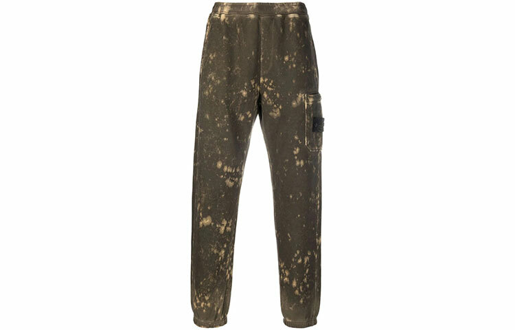 【代購】STONE ISLAND Knitted Sweatpants Men Green