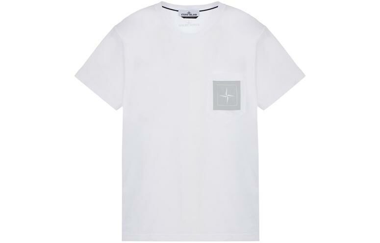 【代購】STONE ISLAND T-Shirts Men White
