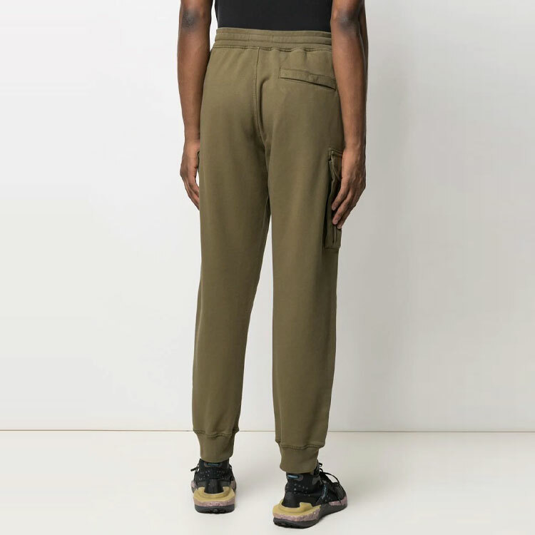 【代購】STONE ISLAND Knitted Sweatpants Men Green