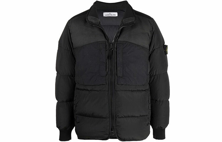 【代購】STONE ISLAND Winter Down Jacket Men's Black