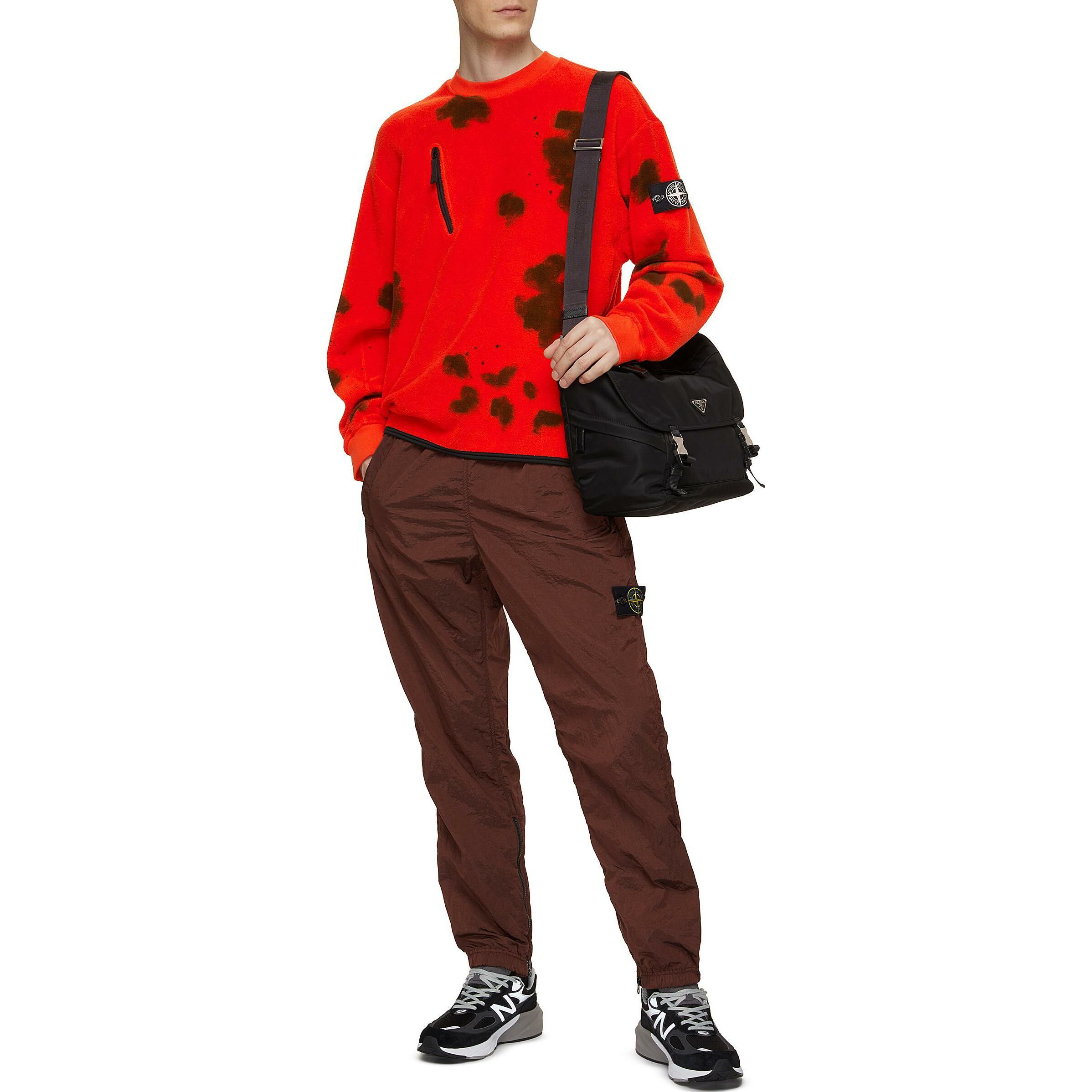 【代購】STONE ISLAND FW23 Casual Pants Men's Brown Red