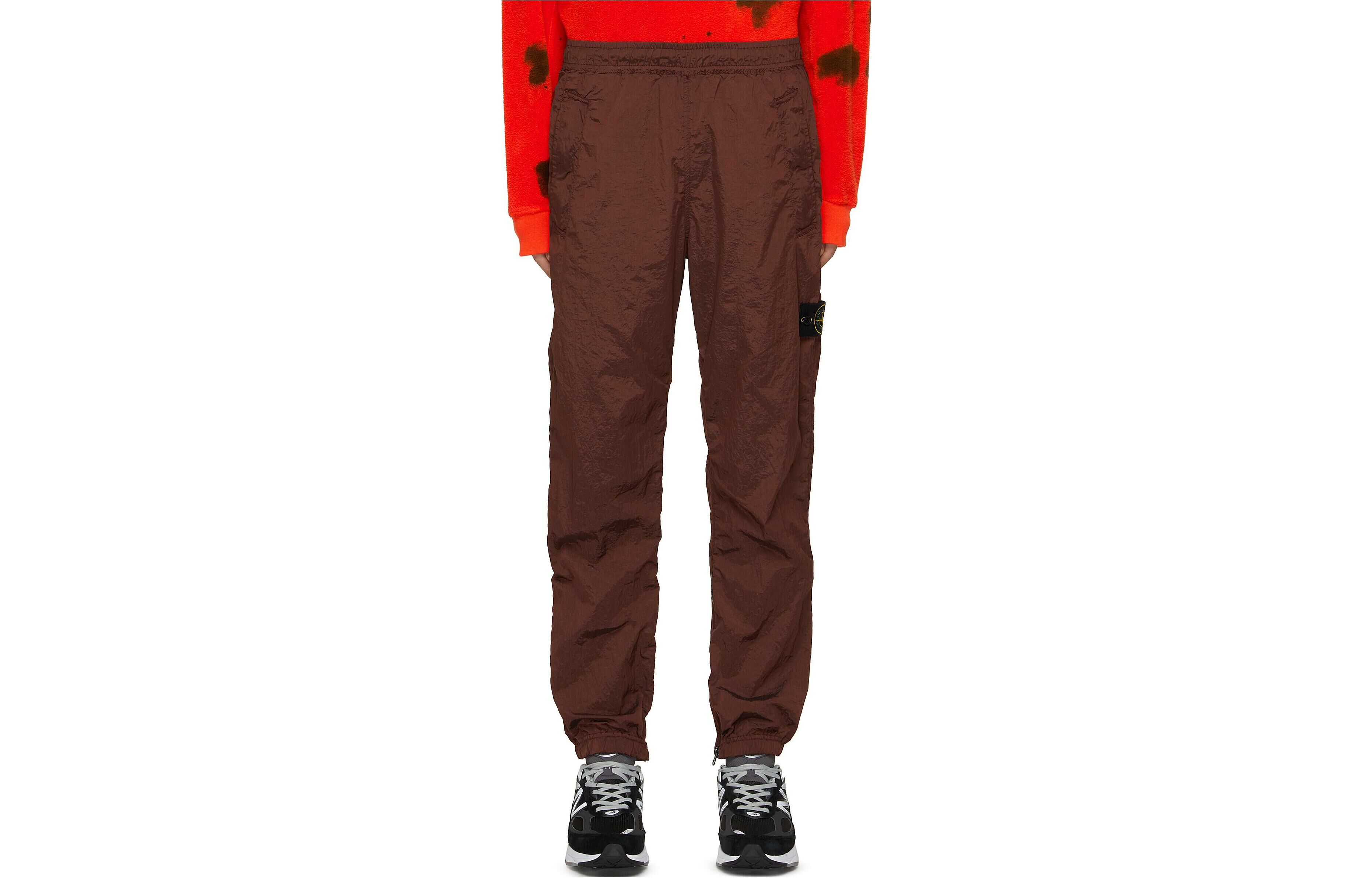 【代購】STONE ISLAND FW23 Casual Pants Men's Brown Red