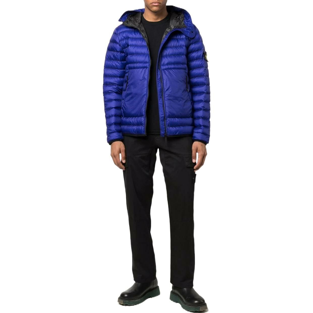 【代購】STONE ISLAND Down Jackets Men Blue