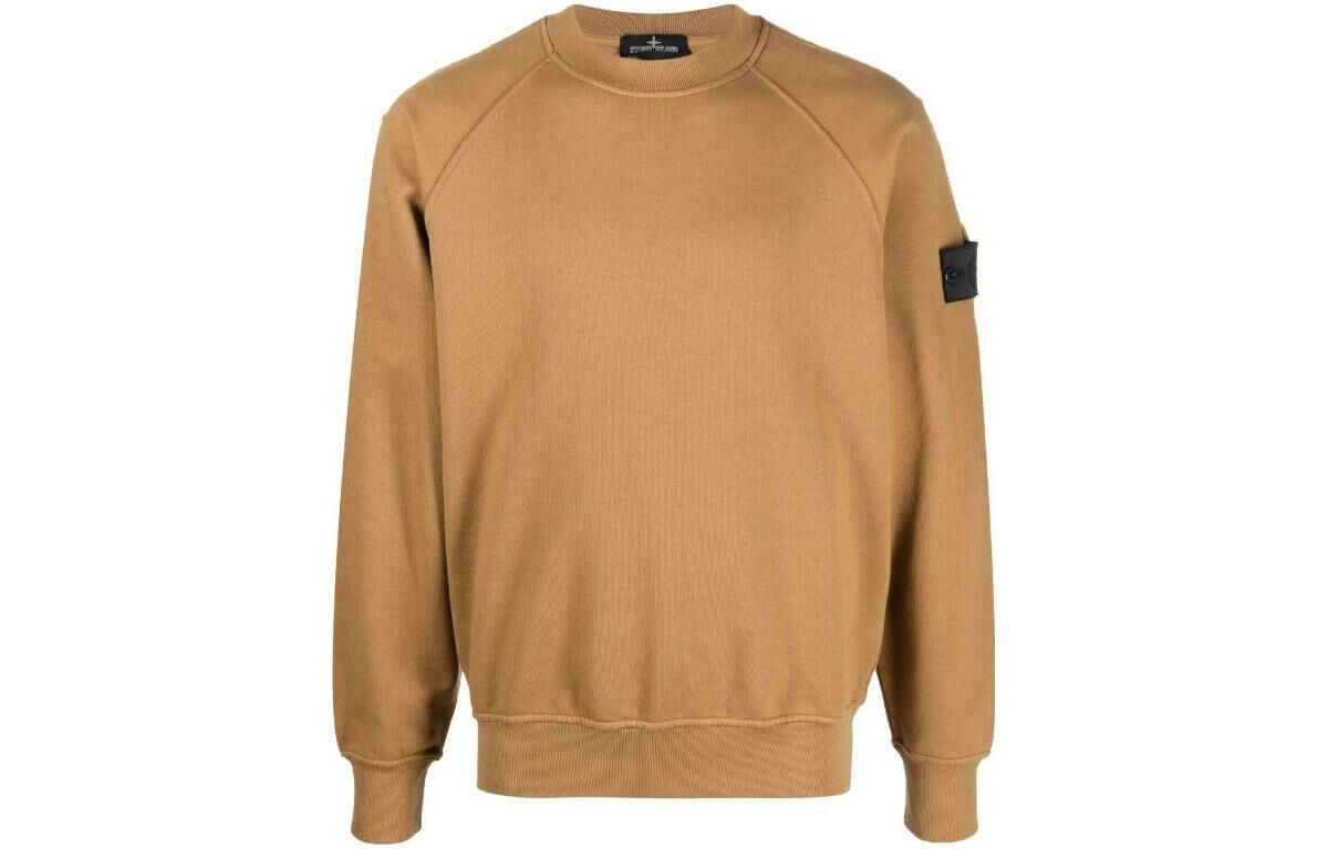 【代購】STONE ISLAND SS23 Sweatshirt Men's Tobacco Yellow
