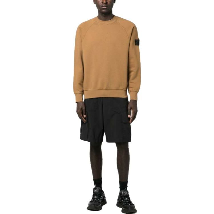 【代購】STONE ISLAND SS23 Sweatshirt Men's Tobacco Yellow