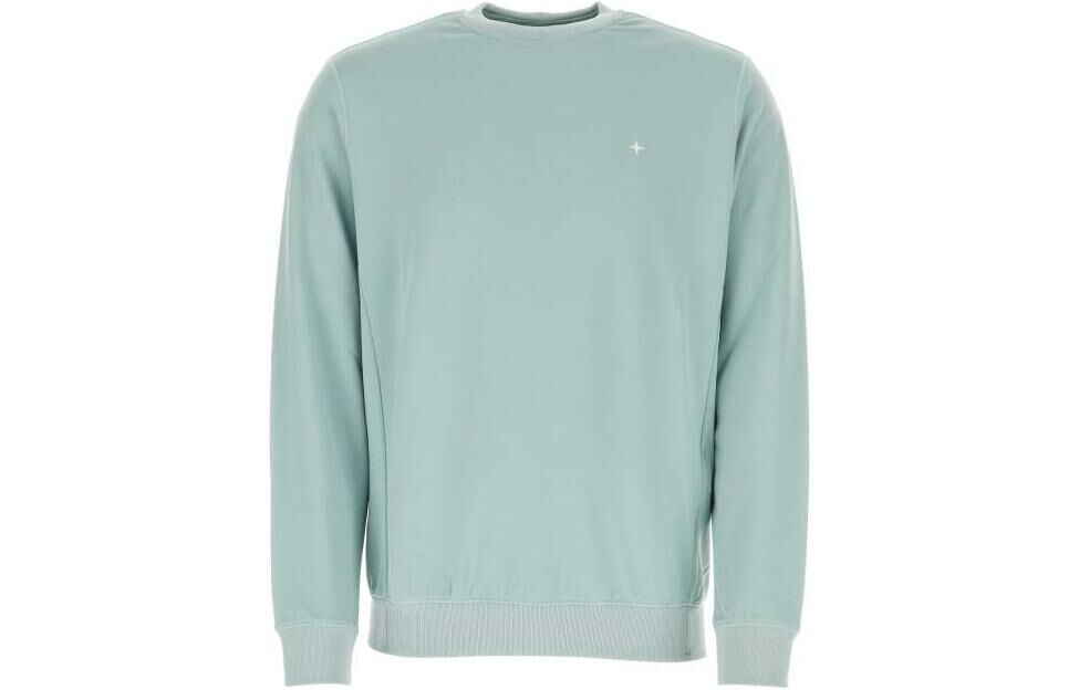 【代購】STONE ISLAND STONE ISLAND STELLINA Series Sweatshirts Men Light Green