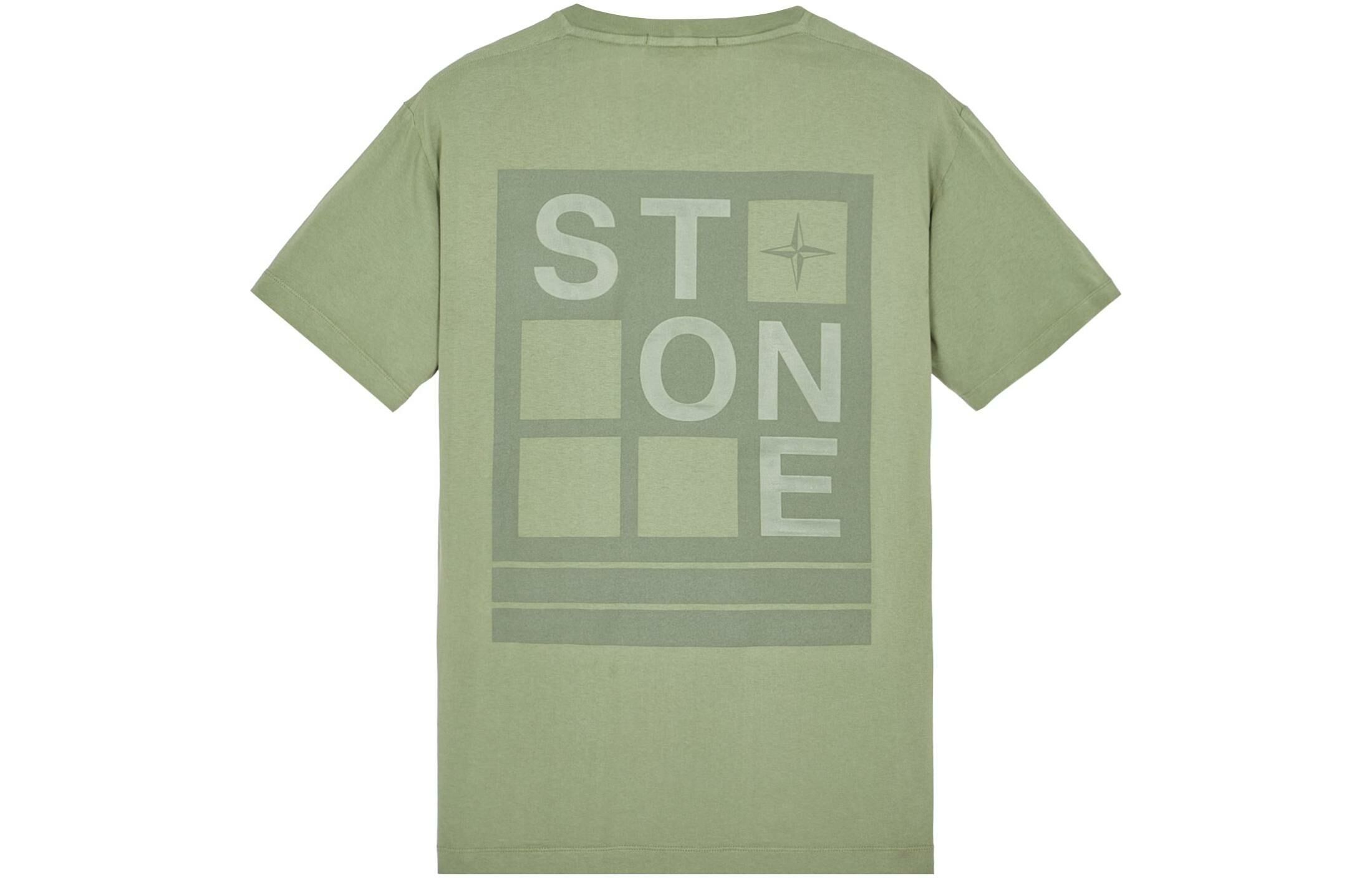 【代購】STONE ISLAND Embroidered-logo T-shirt