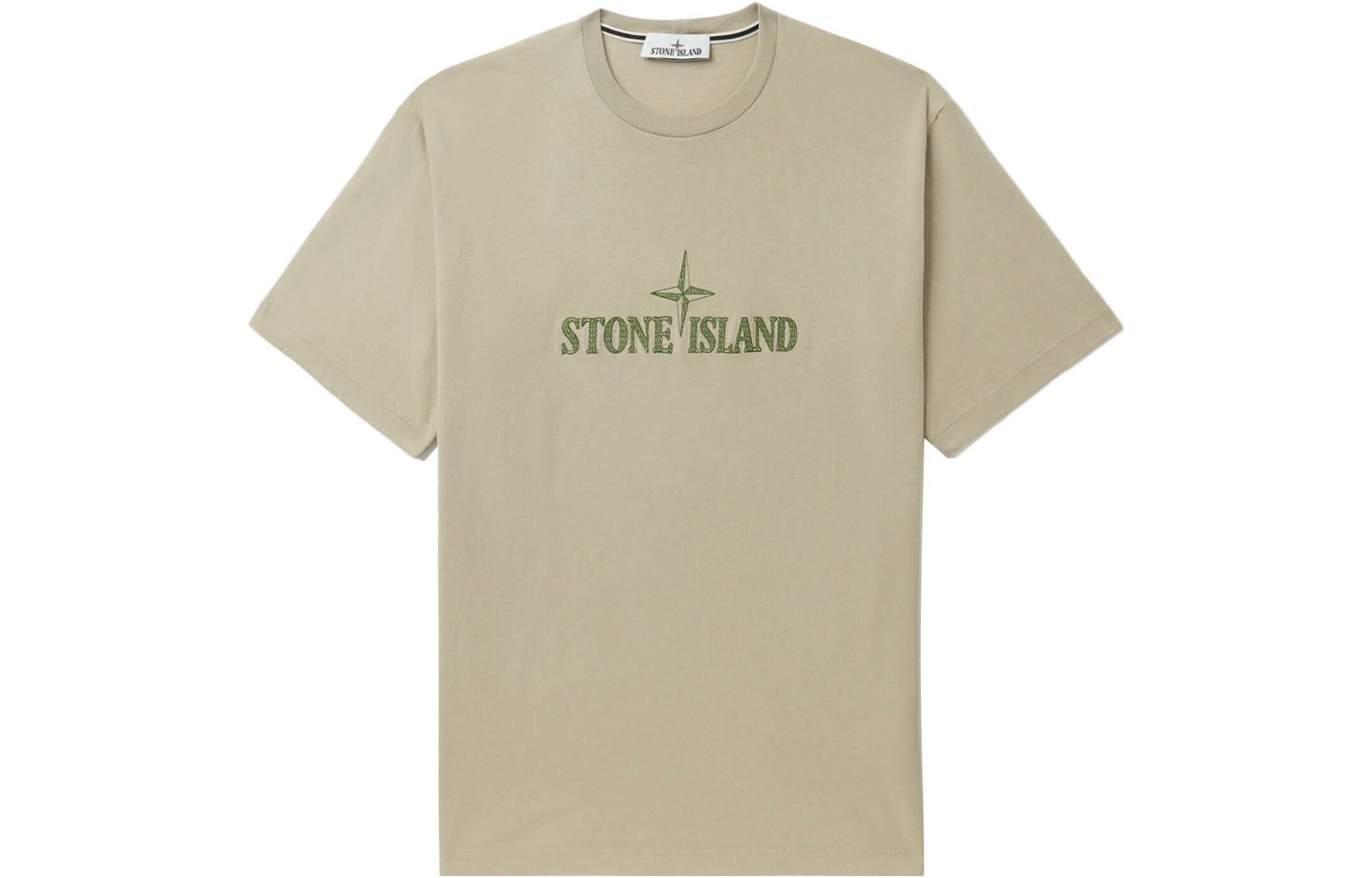 【代購】STONE ISLAND T-Shirt Men's Light Gray