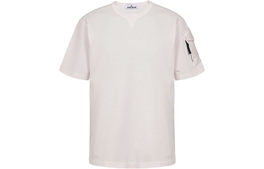 【代購】STONE ISLAND T-Shirts Men Pink