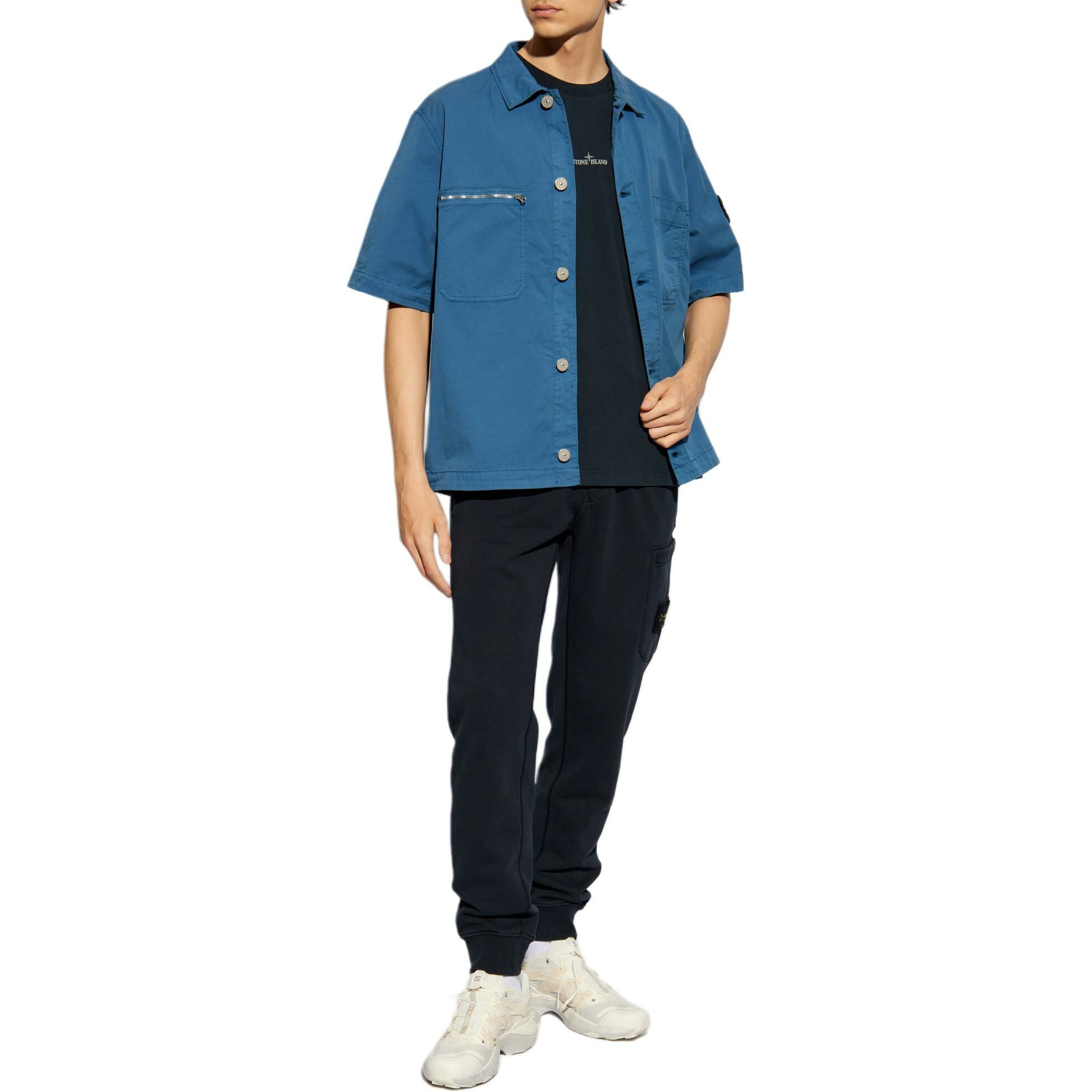 【代購】STONE ISLAND Shirts Men Blue