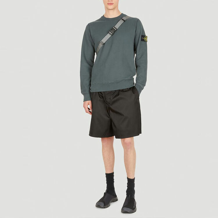 【代購】STONE ISLAND Sweatshirt Men's Gray Green