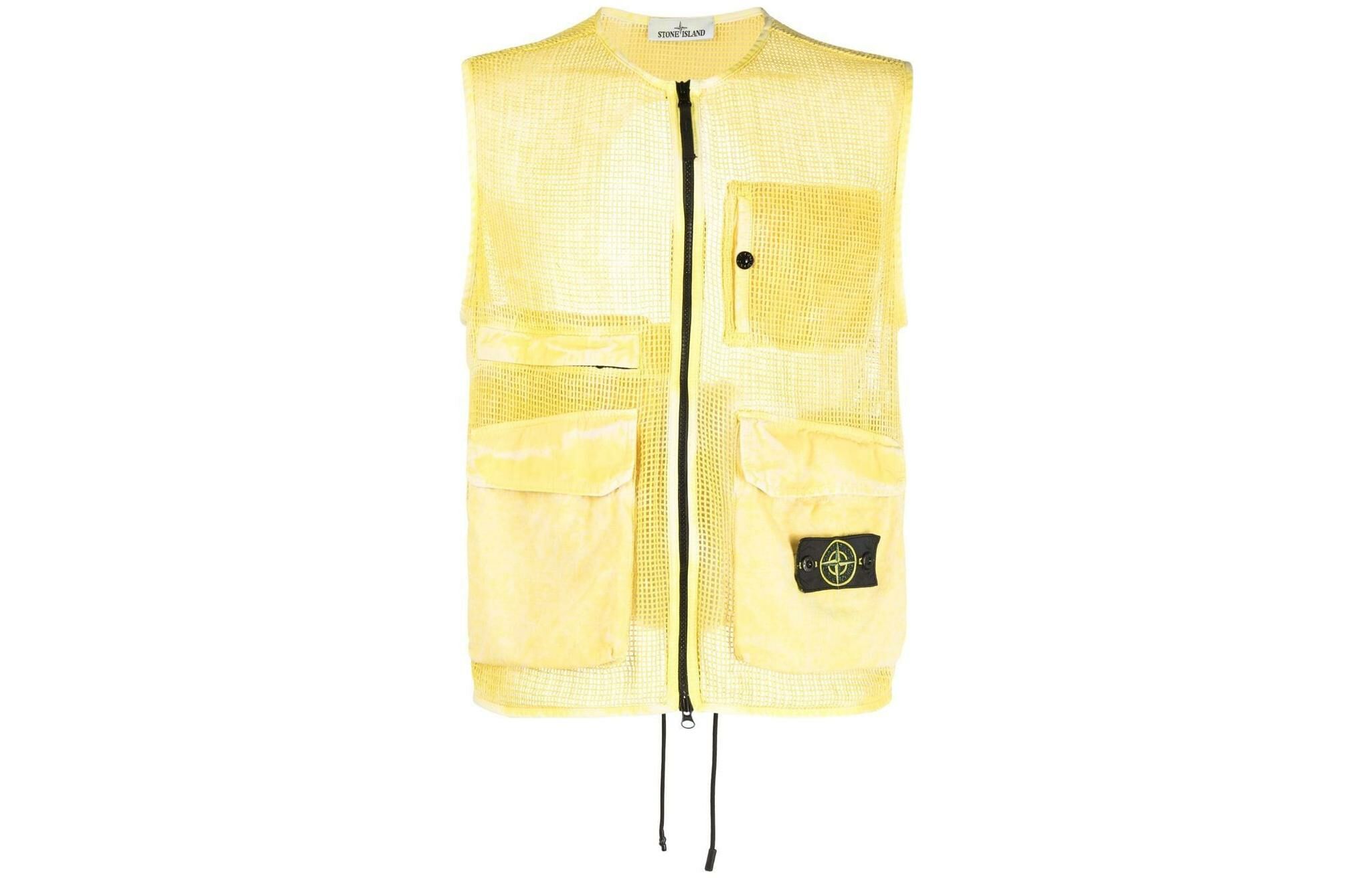 【代購】STONE ISLAND Vests Men Yellow