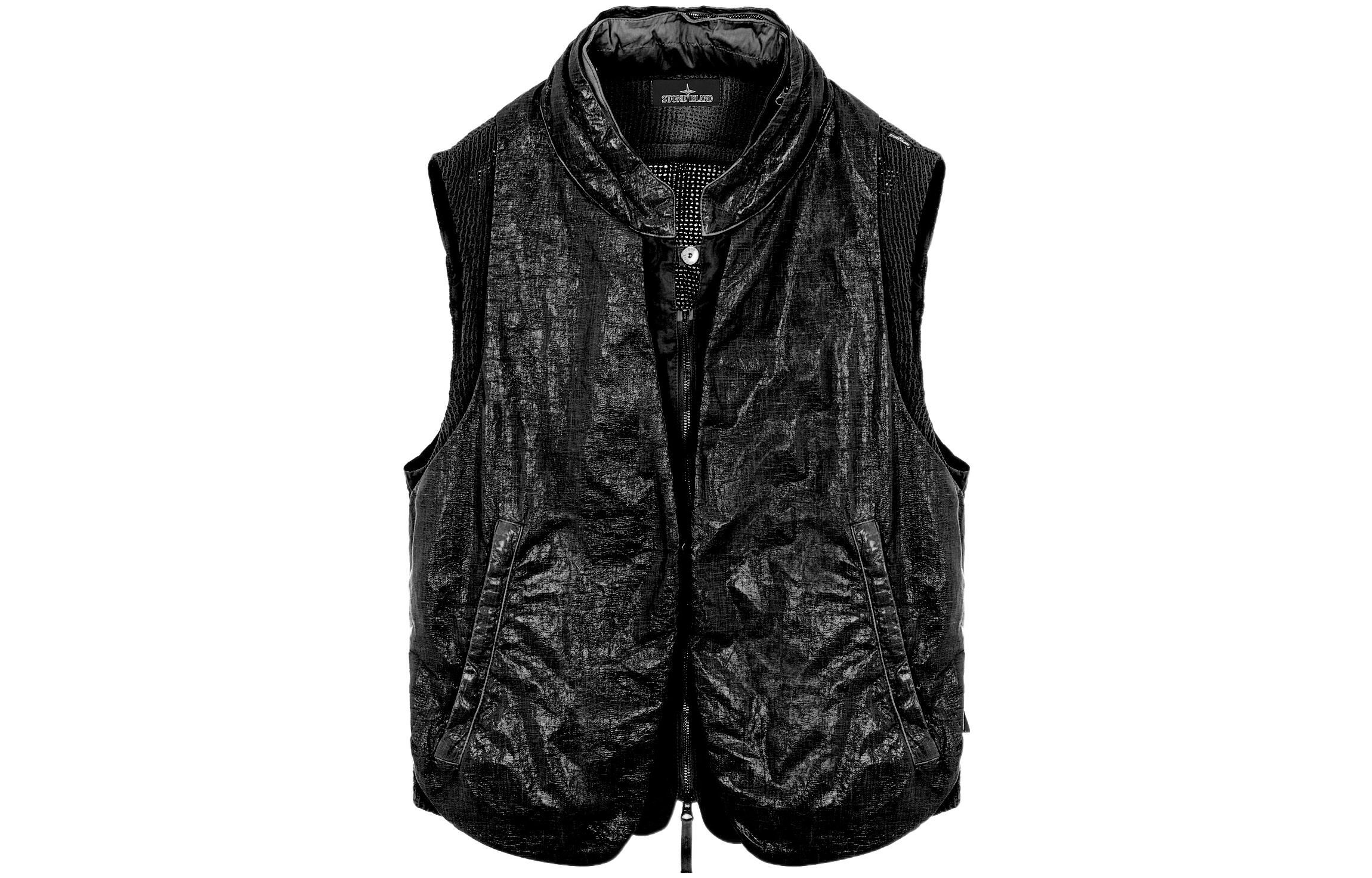 【代購】STONE ISLAND Vests Men Black