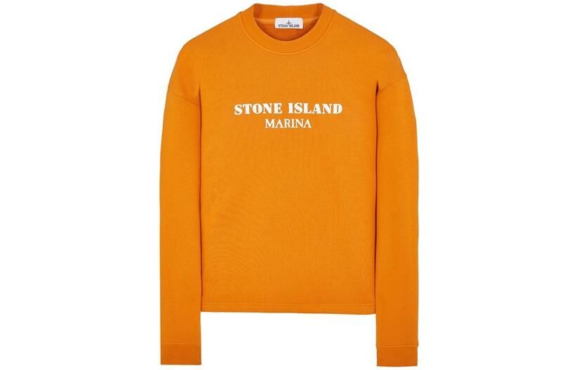 【代購】STONE ISLAND Sweatshirts Unisex Rusty Yellow