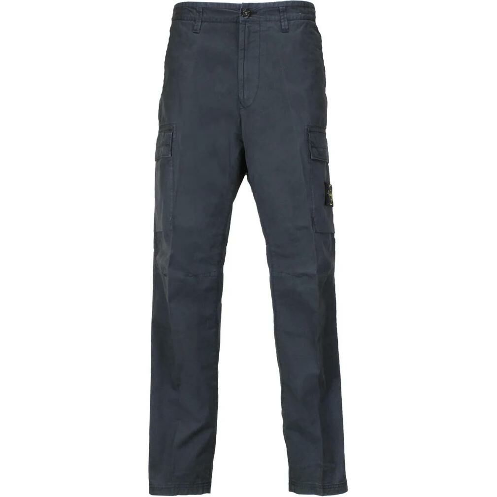 【代購】STONE ISLAND Logo Patch Cargo Pants