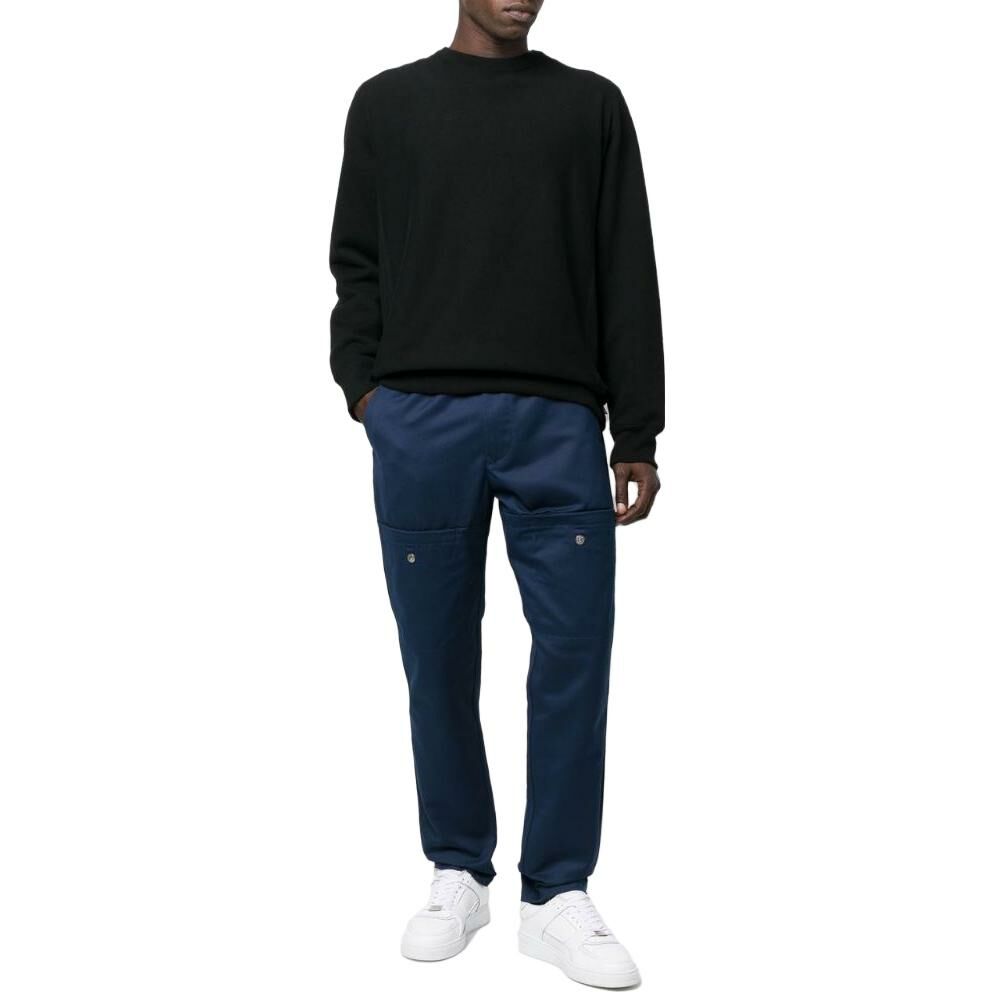 【代購】STONE ISLAND Knitted Sweatpants Men Dark Blue