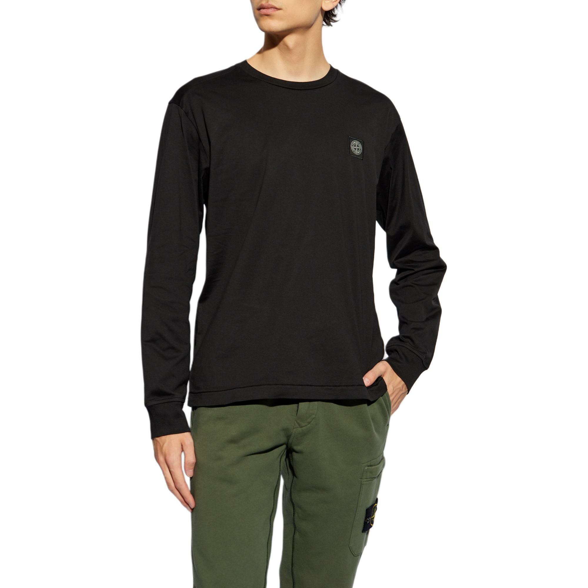 【代購】STONE ISLAND Compass-appliqué Cotton Sweatshirt